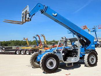 2013 Genie GTH844 44' 8,000 lbs Telescopic Reach Forklift Telehandler