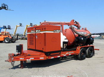 2013 Ditch Witch FX60 Vacuum Trailer Excavator