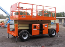 2018 JLG 430LRT 43' 4WD Diesel Rough Terrain Scissor Lift